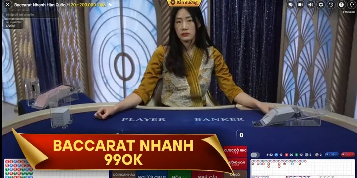 Baccarat nhanh 99OK - Sản phẩm cược tốc độ dành cho tín đồ mê casino