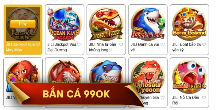 Bắn cá 99OK - Game đổi thưởng đỉnh cao nhận thưởng cực khủng