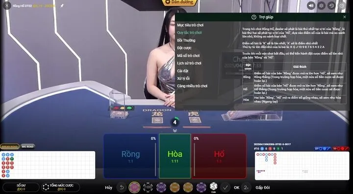 Tìm hiểu về luật chơi Dragon Tiger 99OK