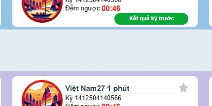 Tham gia  XSVN 1 phút 99OK